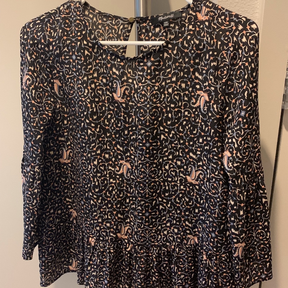 Madewell Floral Blouse